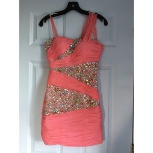 Dave & Johnny Semi Formal Dress